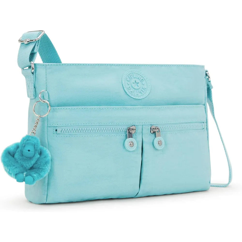 Kipling | Bolso de Mano Angie Liviano de Nylon Tipo Crossbody | Multicolor