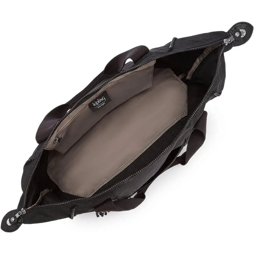 Kipling | Bolso Tote Art Mediano Liviano de Viaje | Negro