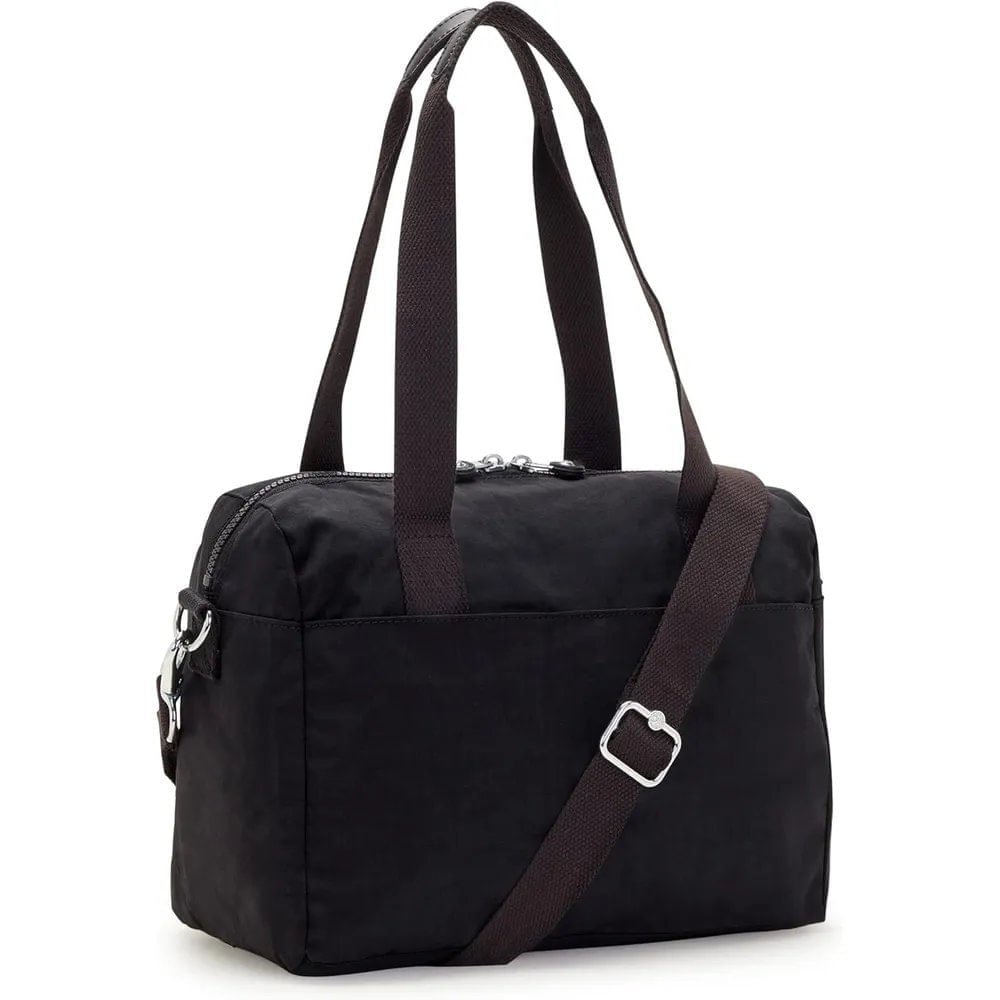 Kipling | Bolso Klara con Asa Doble y Correa Removible | Negro