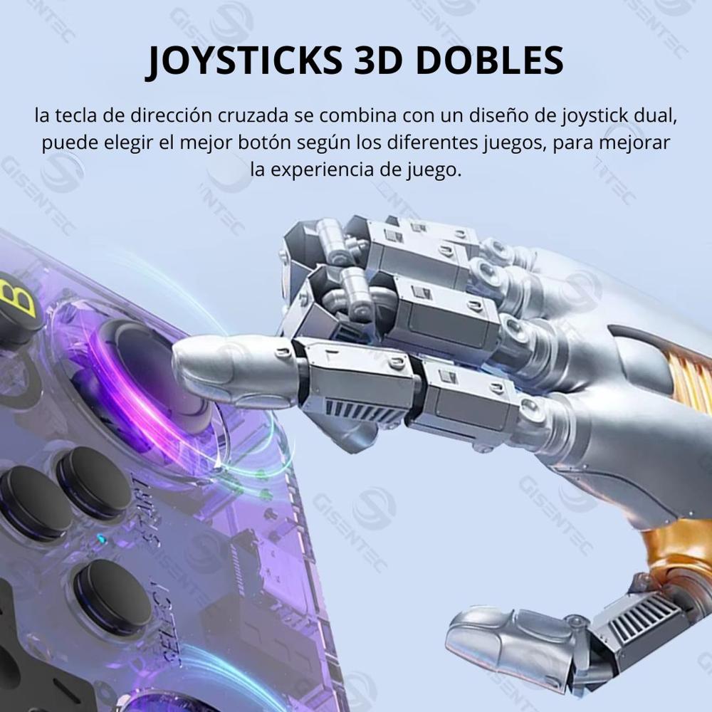 Consola de Juegos Portatil R36S 15000 Juegos 3D Consola Retro -Morado