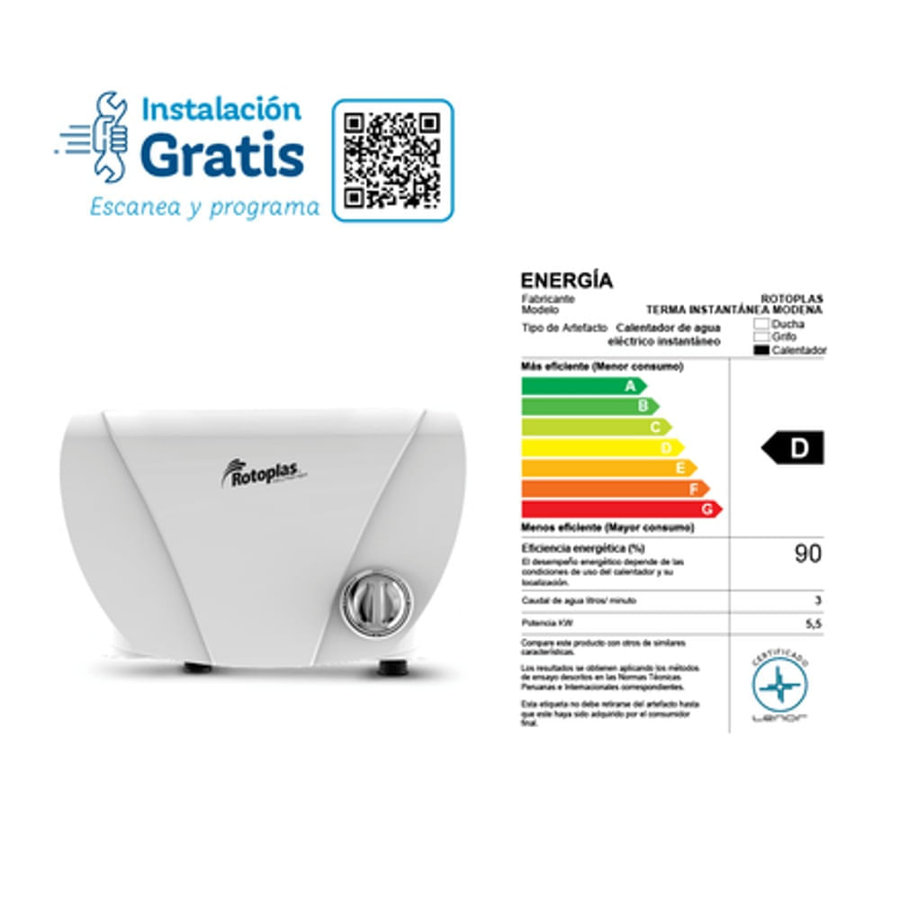 Terma instantánea Modena - 500486