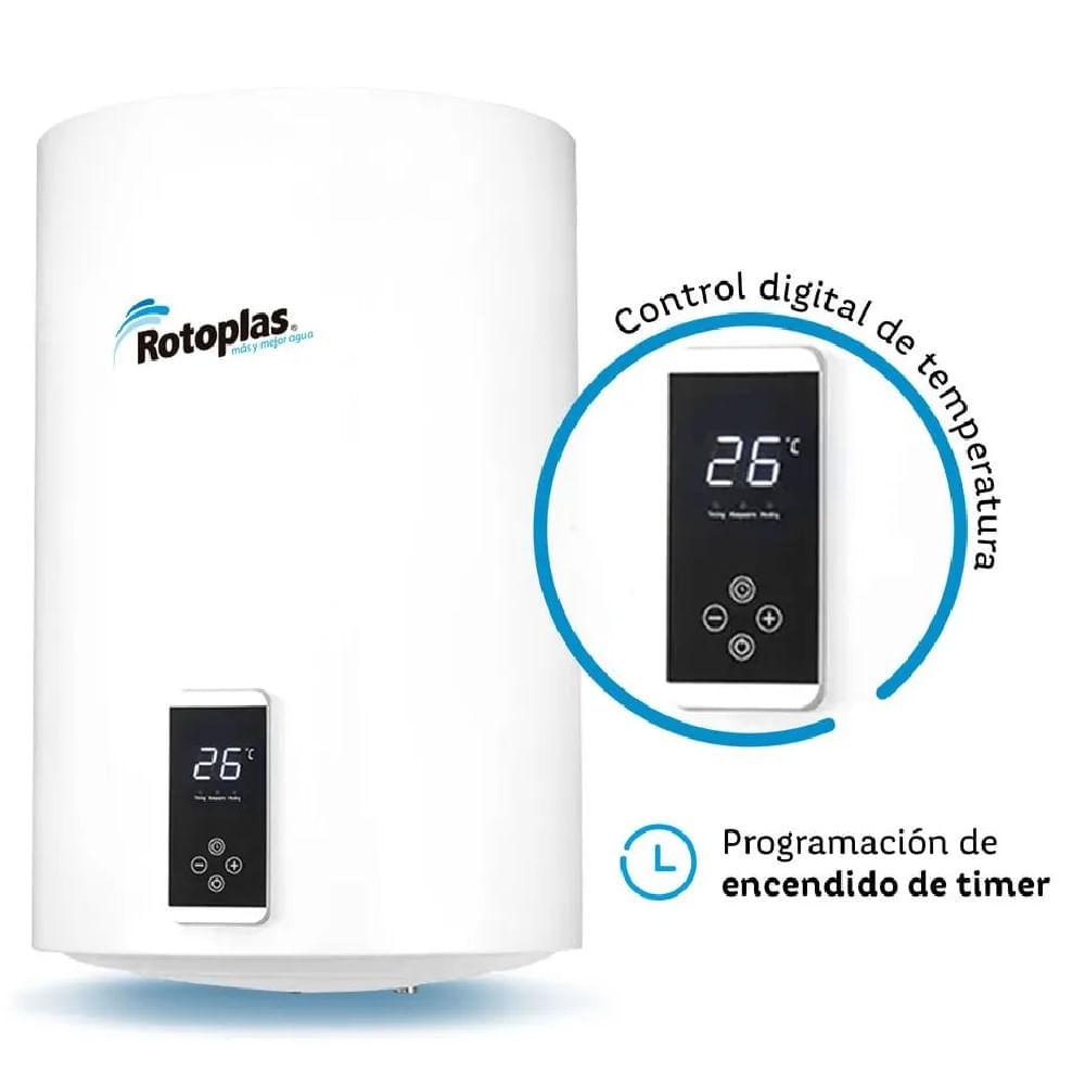 Terma de Acumulación Inteligente Rotoplas Digiterma 50L- 312230