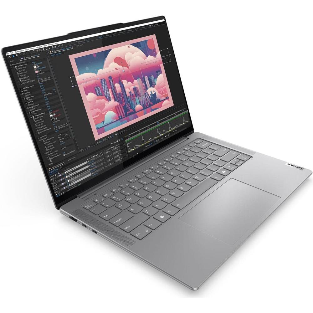 Lenovo Yoga Pro 7 14.5"" FHD Touch Ryzen 7 8845HS 16GB RAM 1TB SSD RTX3050 | Gris - Teclado Inglés