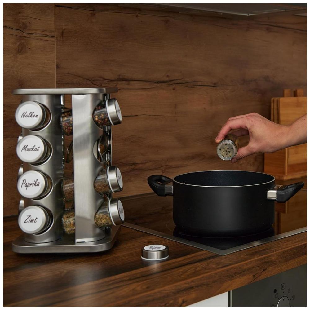 Organizador de Condimentos Condimentero Giratorio 16 Frascos