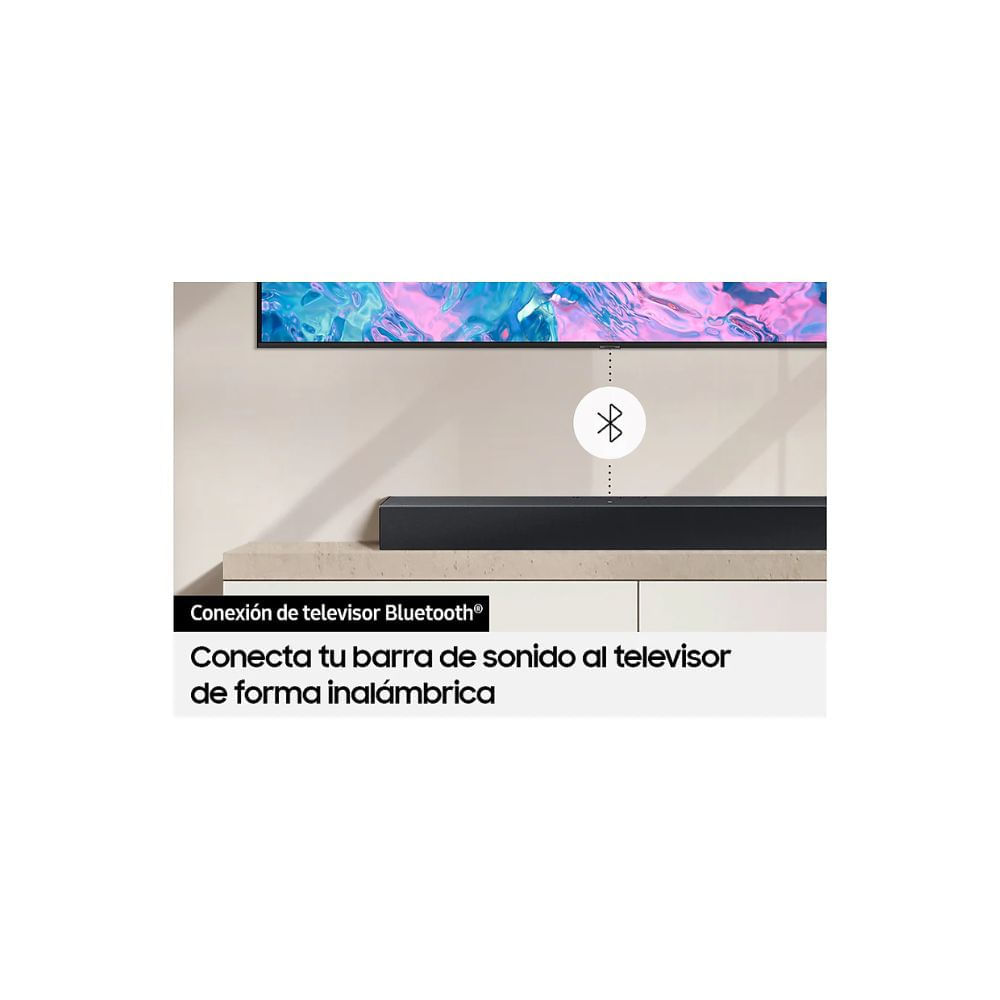 Soundbar Samsung 2.0 CH con Bluetooth y Control Remoto HW-C400