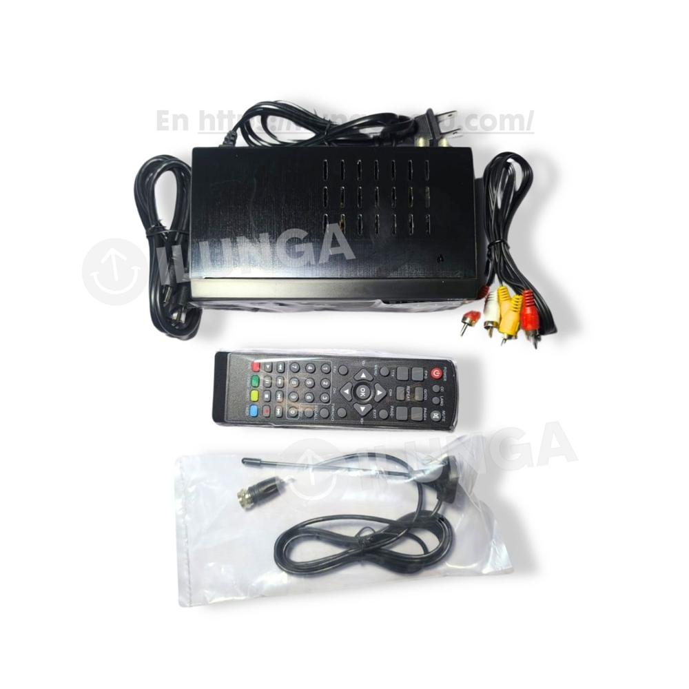 Decodificador Sintonizador Digital Tv Full Hd + ANTENA HD +ACCESORIOS