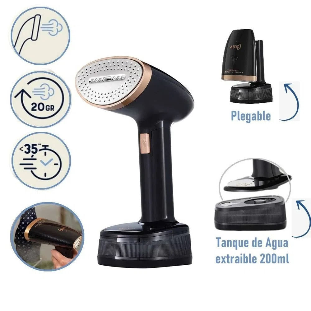 Vaporizador Oster Plegable de Mano NegroCobre GCSTFS300