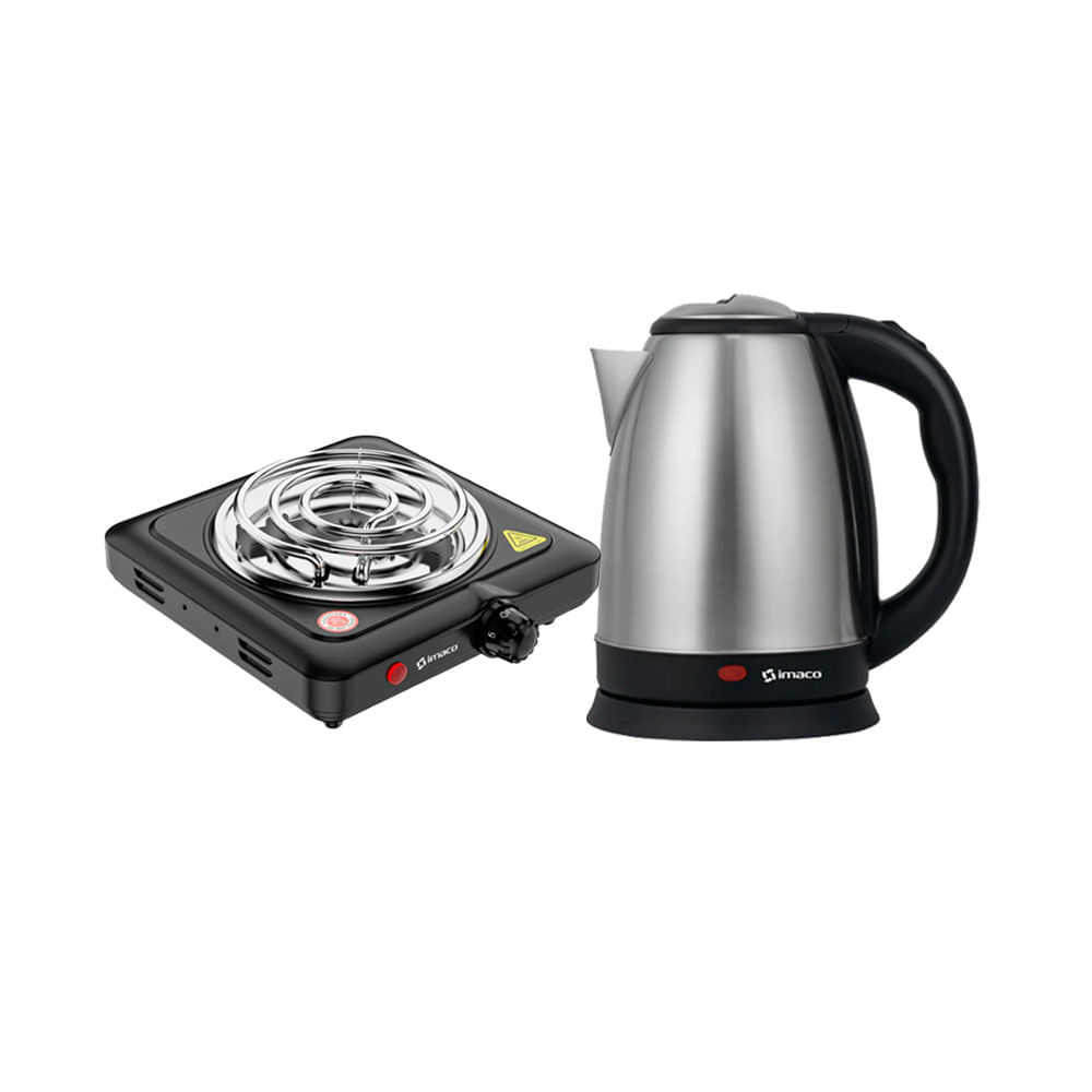 Cocina de mesa Imaco 1H + Hervidor 1.8 Lt KE1801