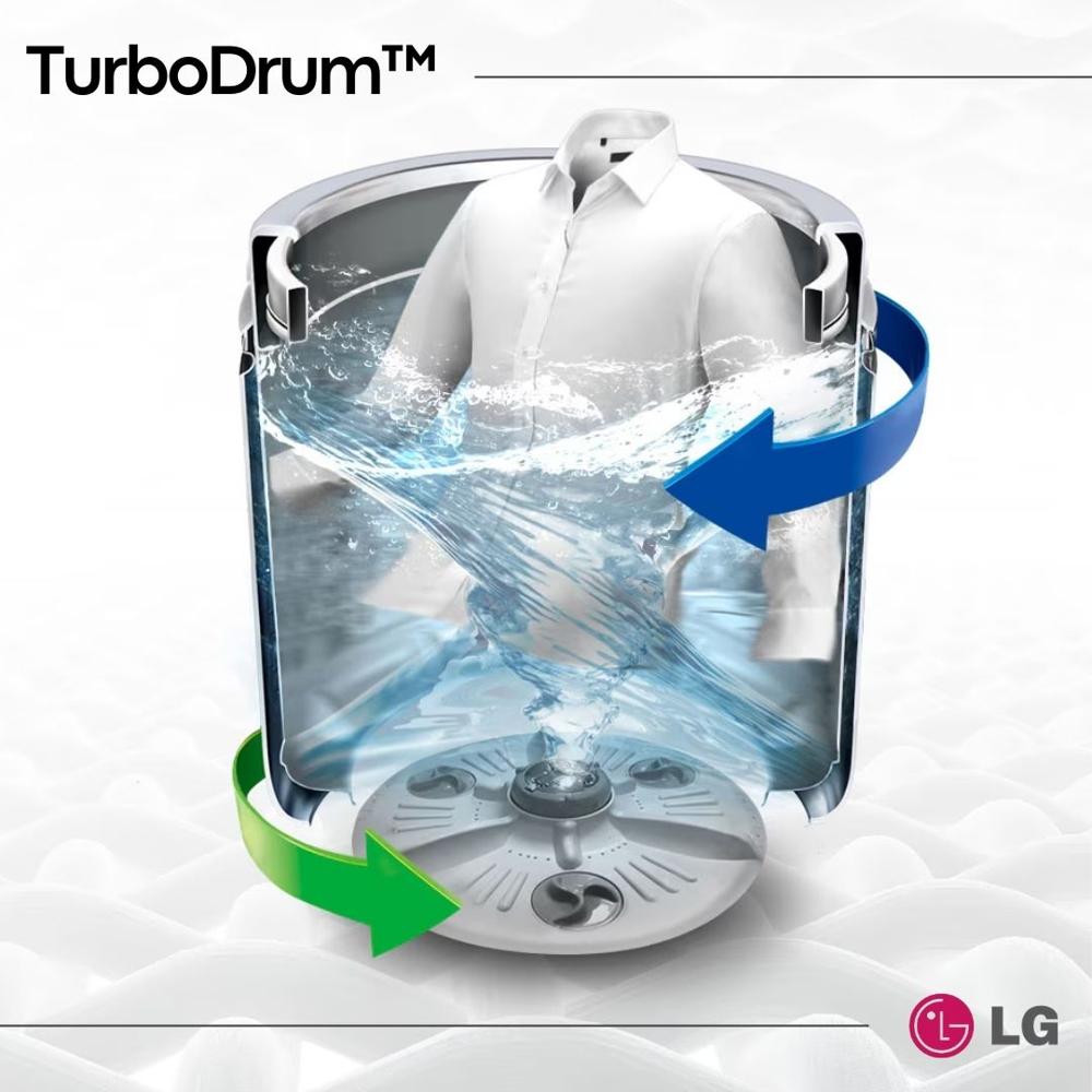 Lavadora LG Carga Superior 13KG WT13DPBK Gris