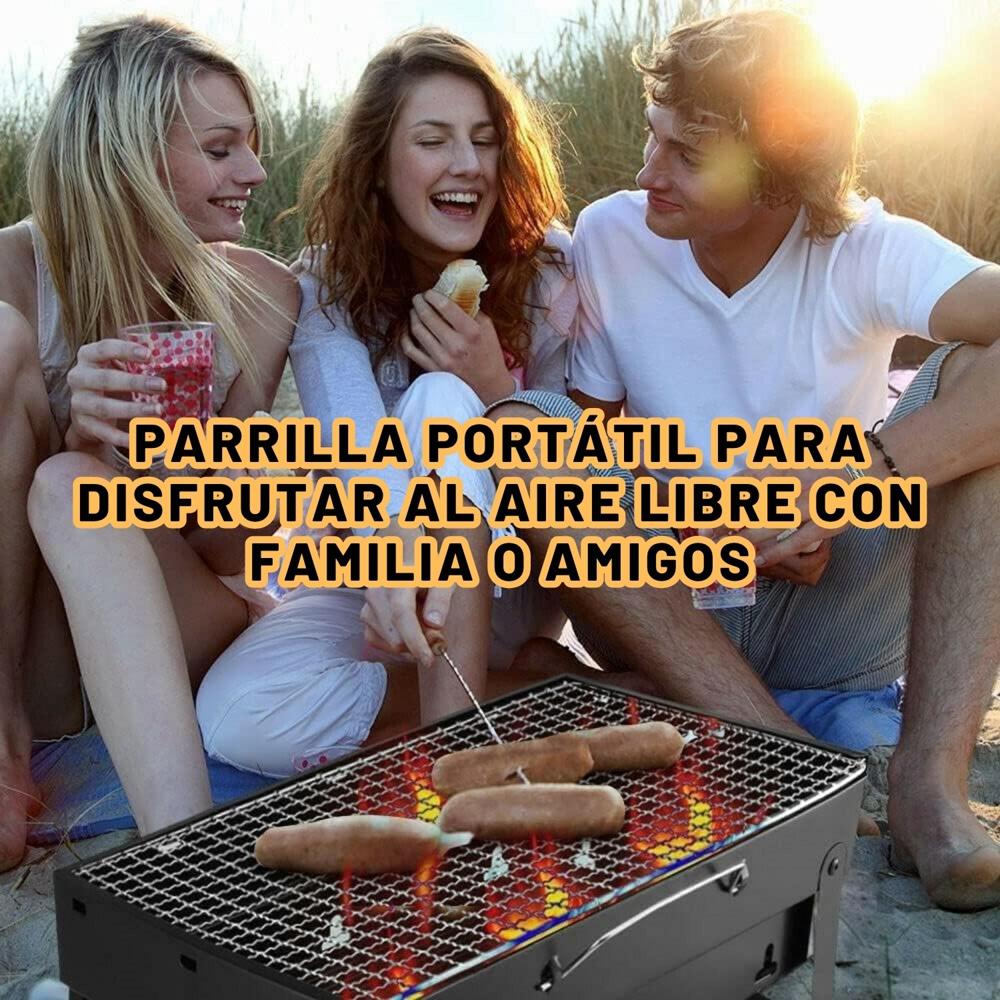 Parrilla A Carbón Plegable y Portátil Ideal Para Picnic