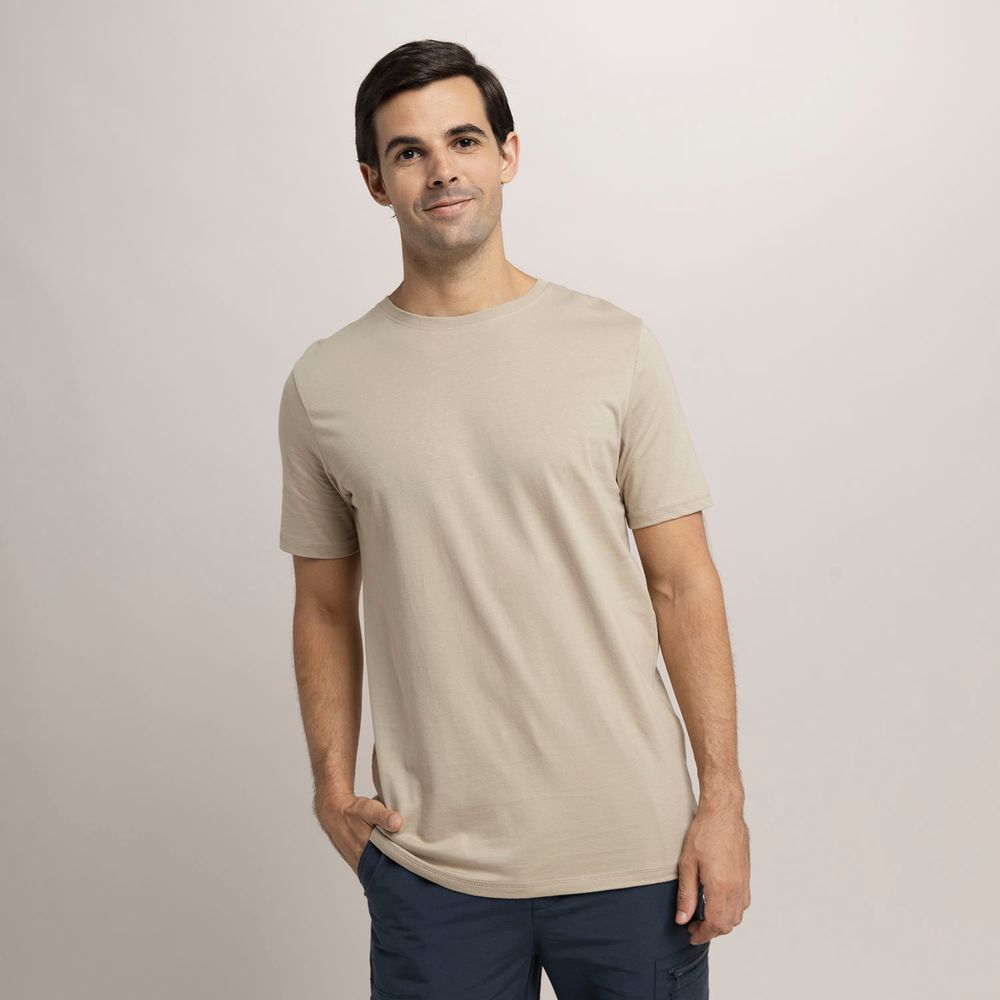 Polo Hombre Taupe Amc