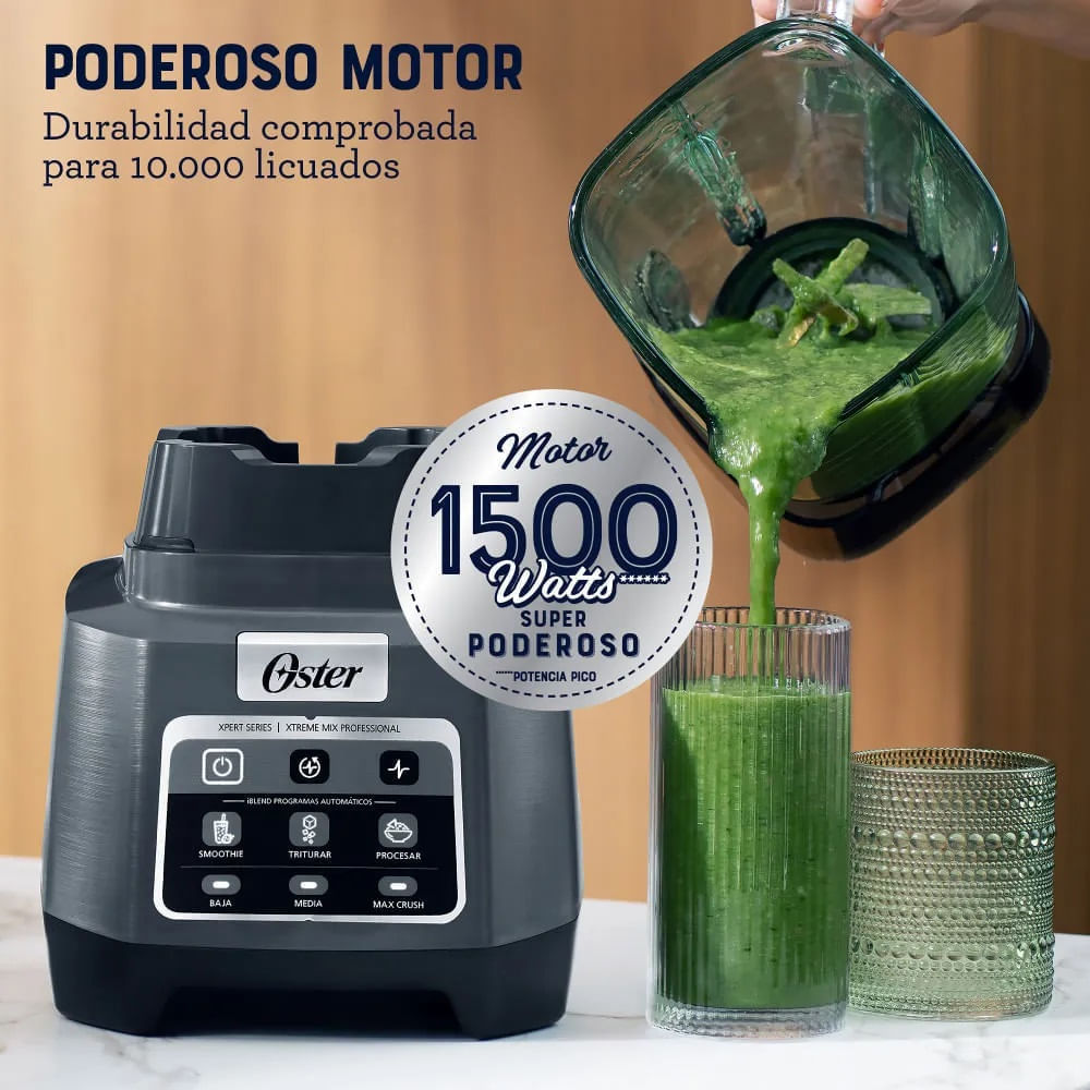 Licuadora Oster Profesional XTREME MIX con Vaso Blend-N-Go BLSTXPG