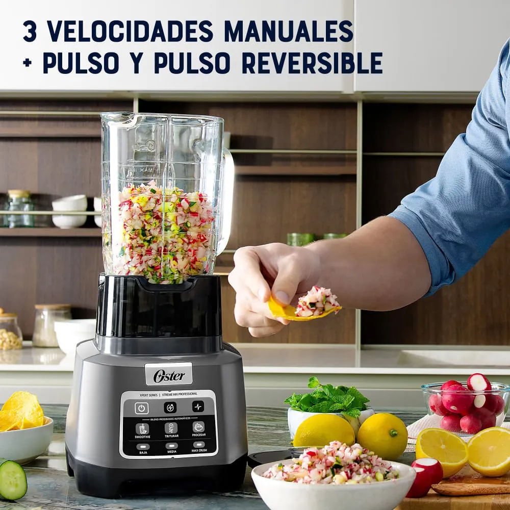 Licuadora Oster Profesional XTREME MIX con Vaso Blend-N-Go BLSTXPG-BGW