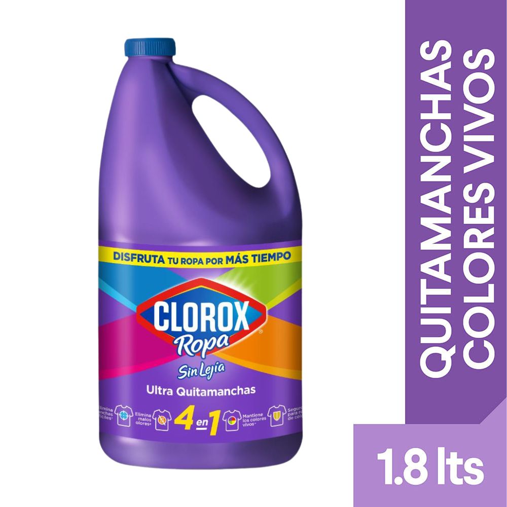 Quitamanchas Liquido Clorox Ropa Color 1.8L