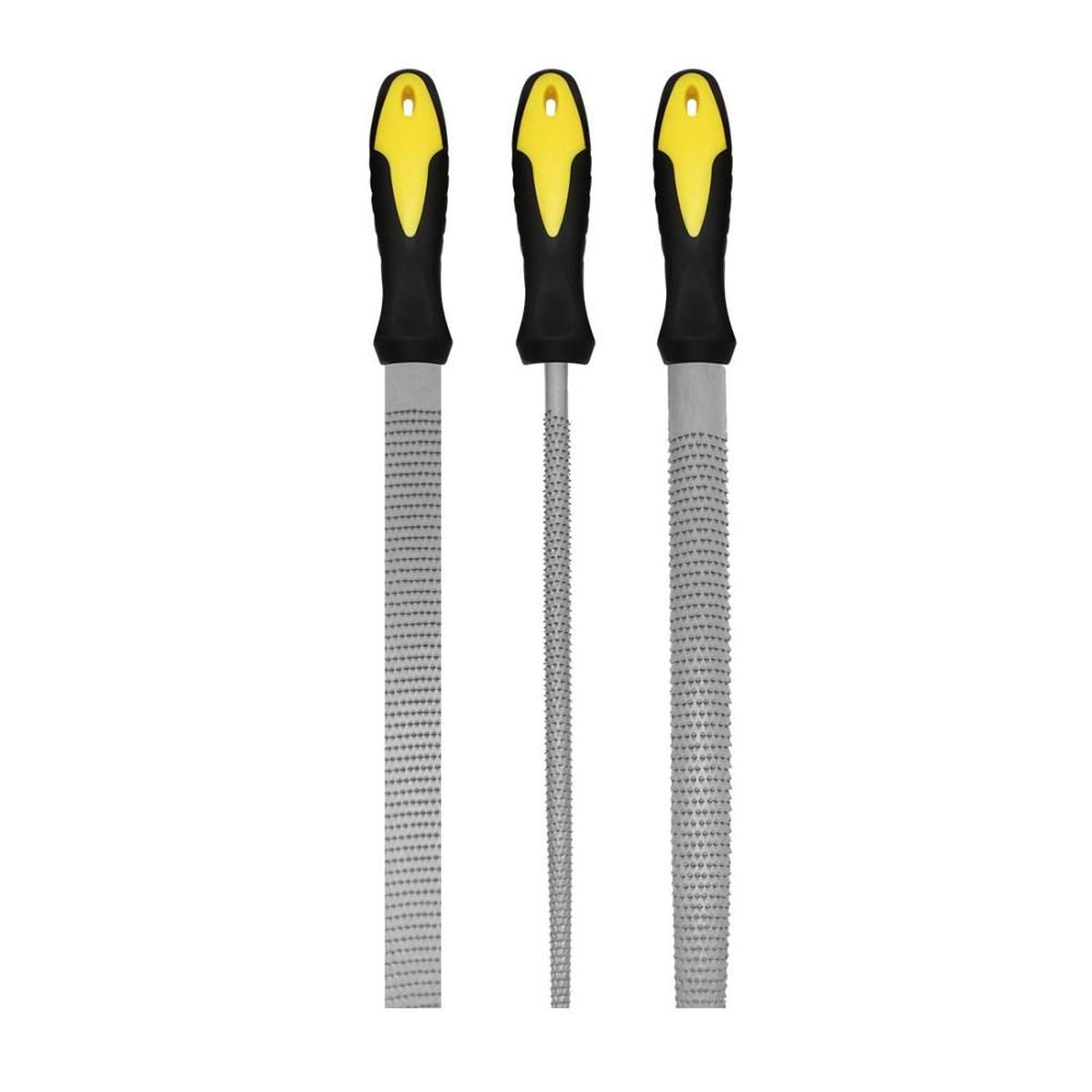 Juego de limas escofinas 10"" 3pzs goma Kamasa