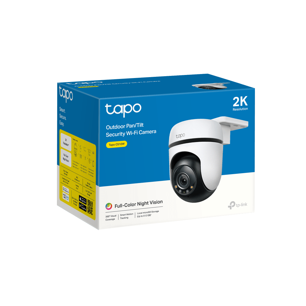 Cámara de seguridad TP-Link Tapo C510W exterior Wi-Fi 360° 2K