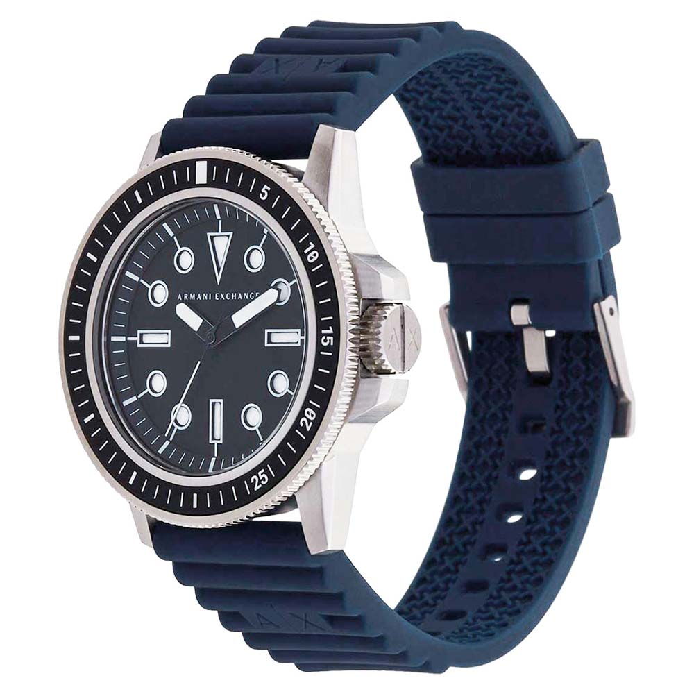 Reloj Armani Exchange Leonardo AX1851 Acero Inoxidable Correa de Silicona Azul