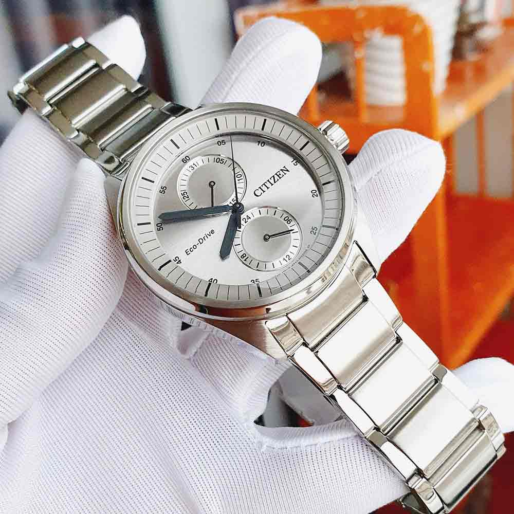 Reloj Citizen Eco Drive Paradex BU3010-51H Solar Multifuncional Acero Inoxidable Dial Plateado