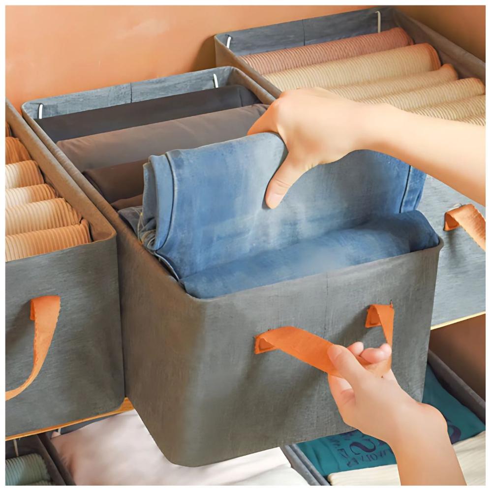 Set de 2 Cajas Organizadoras de Ropa Multiusos Plegable