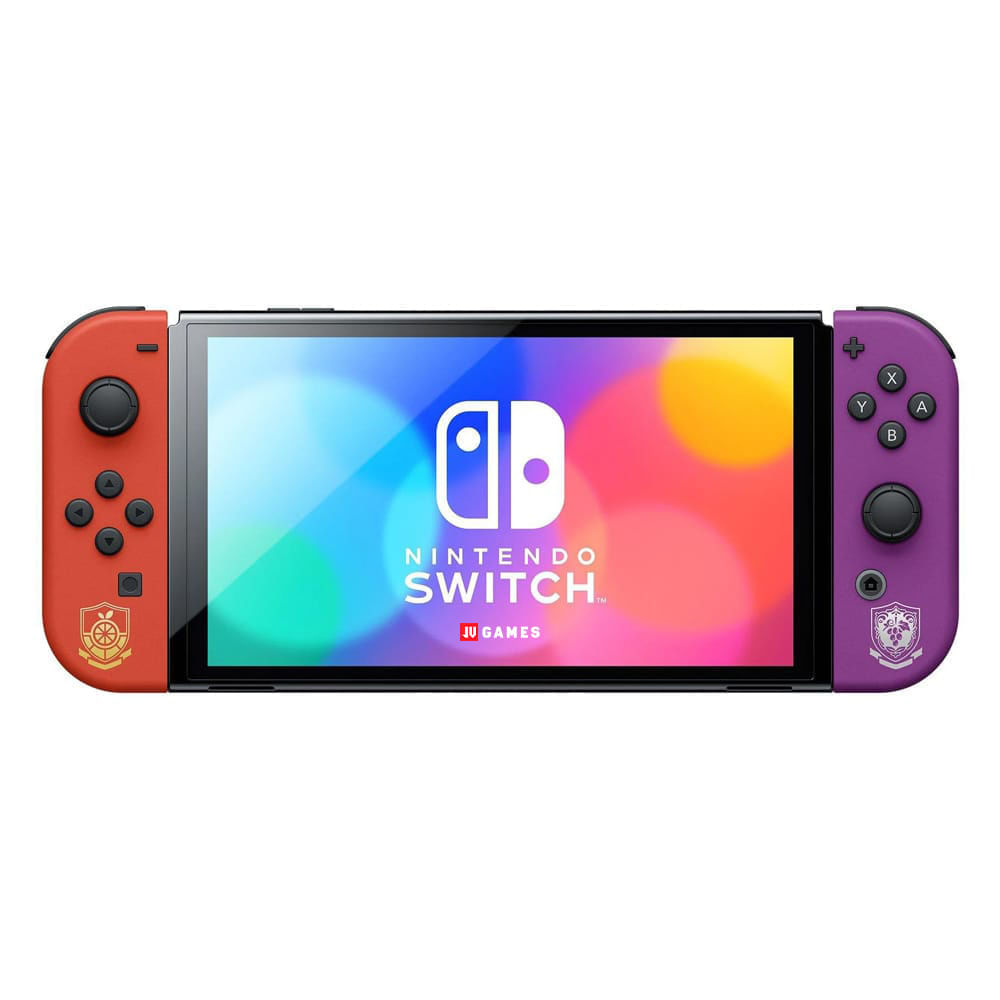 Nintendo Switch Oled Edicion Pokemon Scarlet Violet mas Mica
