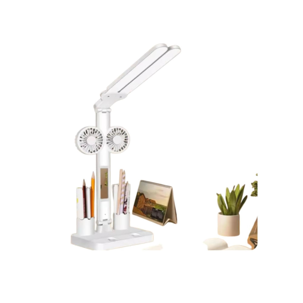 Lampara de Escritorio Oficina Habitación de Niños Adultos con Reloj