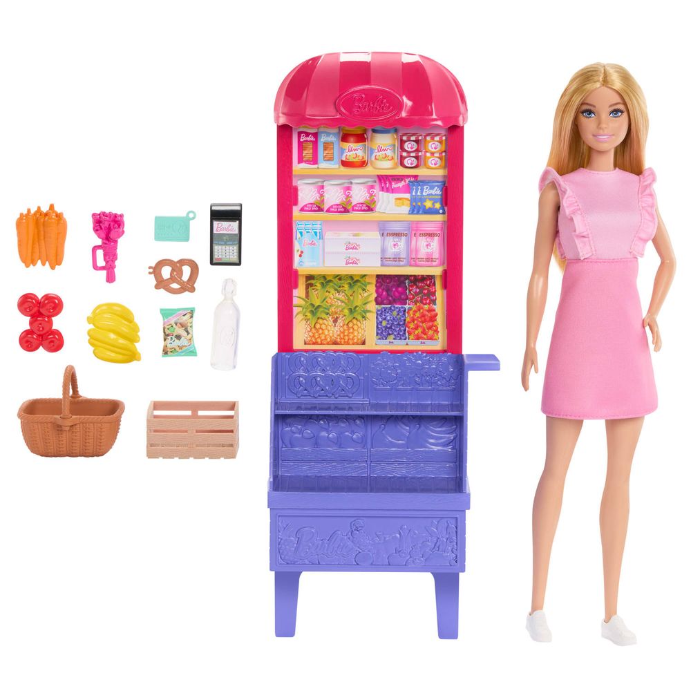 Set De Juego Barbie Supermercado
