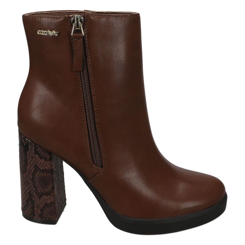 Botines Ara Orly Mujer Marrones Y Botines Plataforma Marrones Con