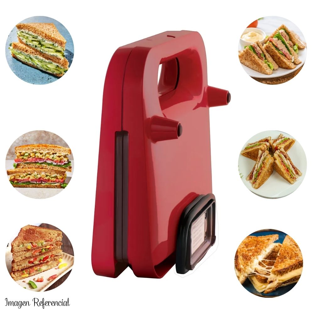Sandwichera Maker Compacta Oster- Rojo
