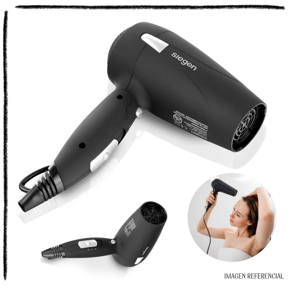 Secadora de Cabello de Viaje Siegen - SG3012