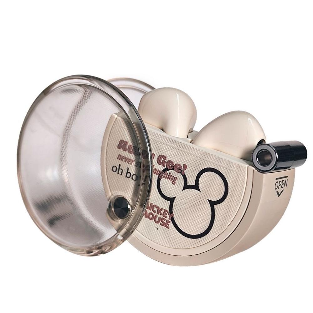 Auriculares Bluetooth Giratorio Mickey Mouse Beige