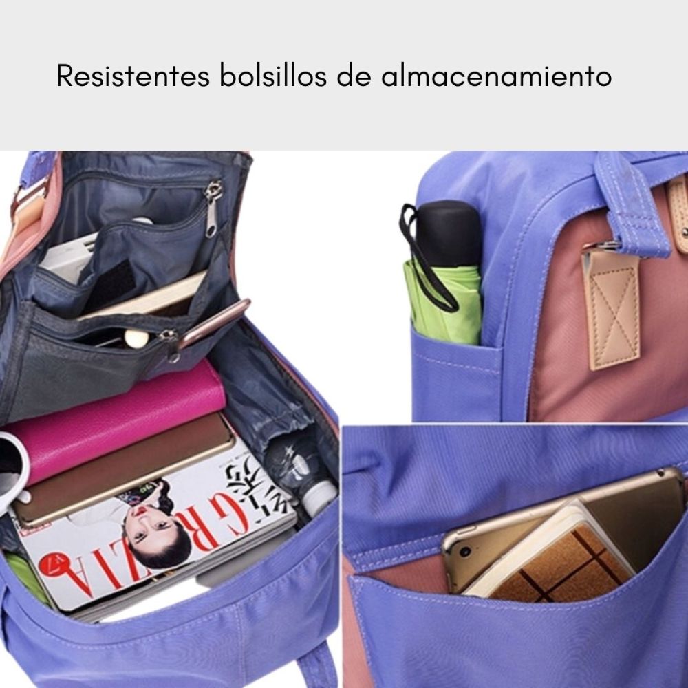 Mochila Doughnut Plomo Gris