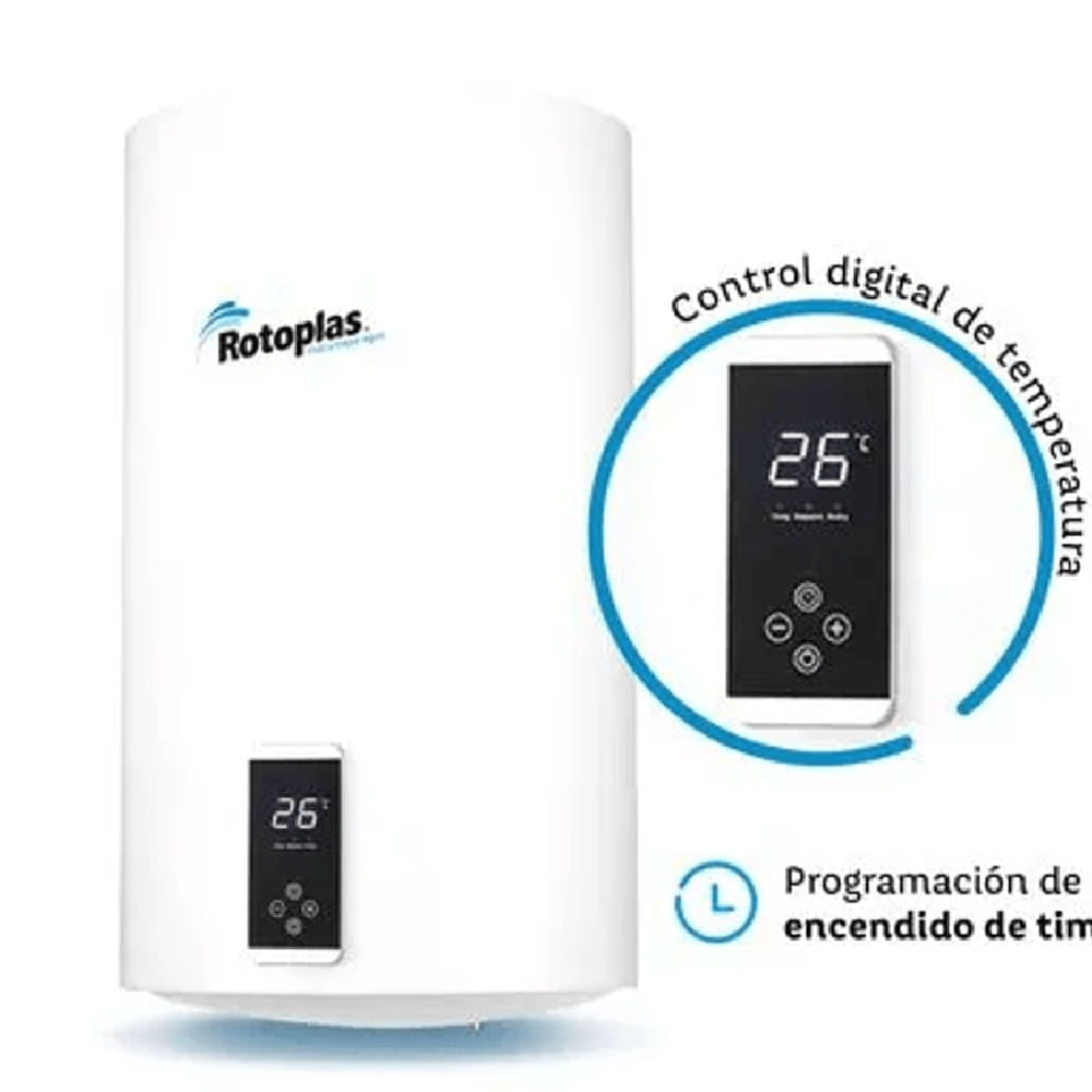 Terma de Acumulación Rotoplas Digiterma ECOSMART PLUS WIFI 80LT