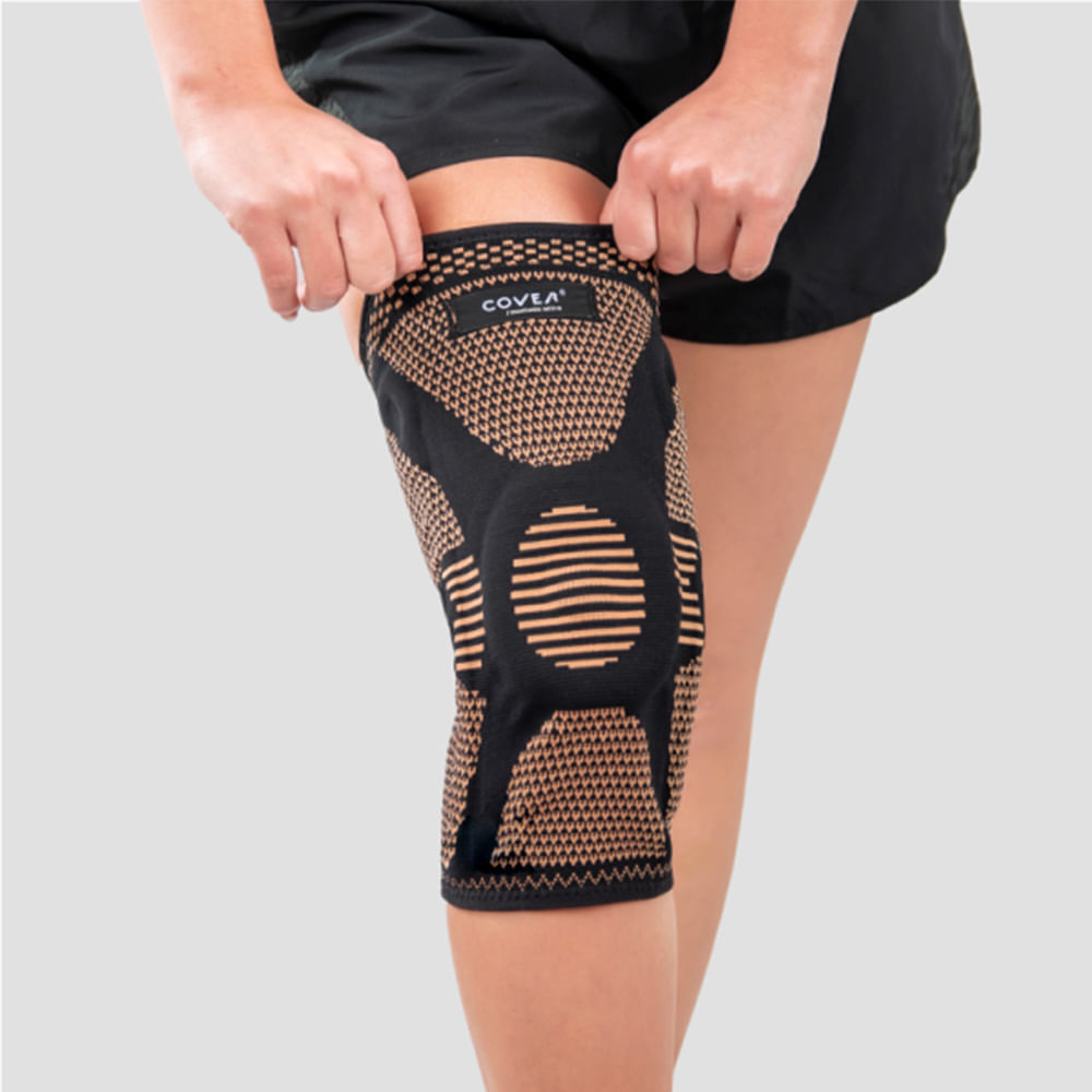 Rodillera de Fibra de Cobre Talla M