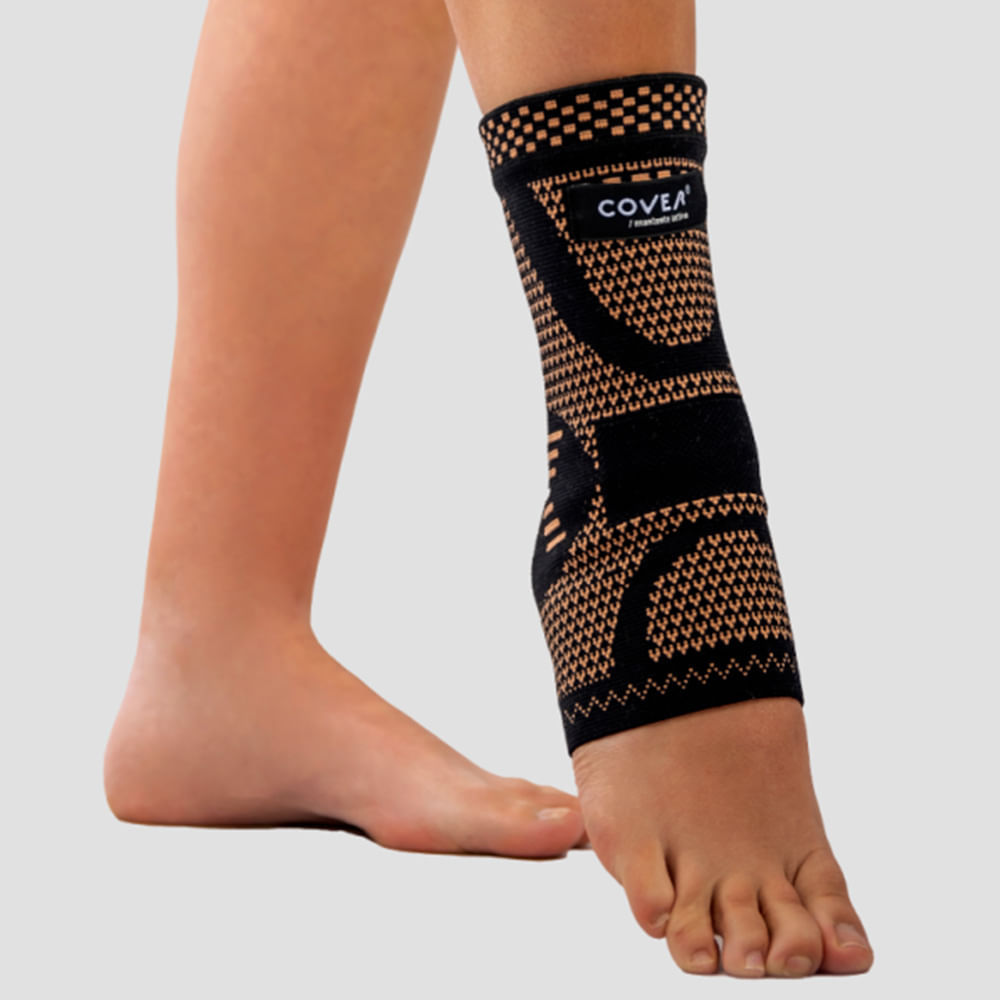 Tobillera de Fibra de Cobre Talla L
