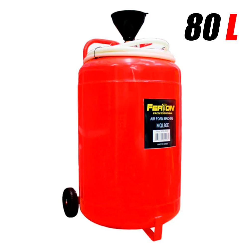 CHAMPUNERA LAVADORA ESPUMA NEUMATICA PROFESIONAL FERTON MQL80E 80 LITROS