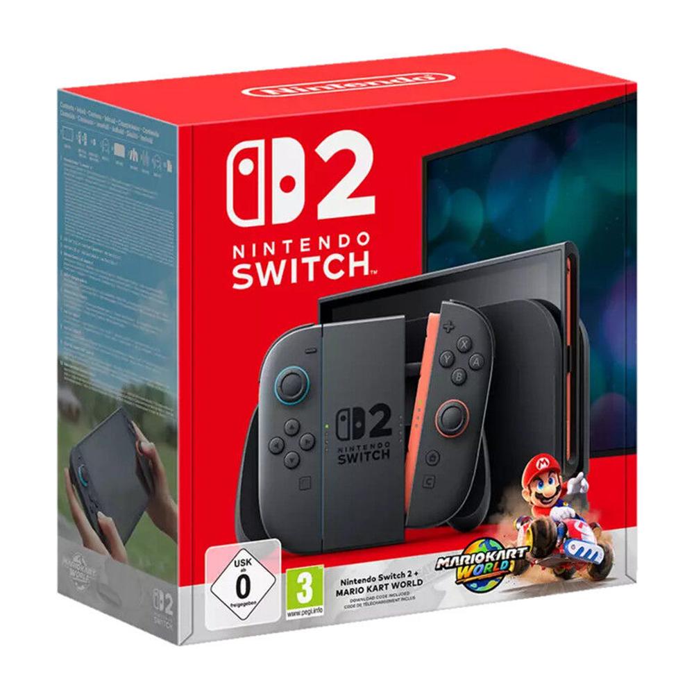 Consola Nintendo Switch 2 + Mario kart World + Mica de regalo