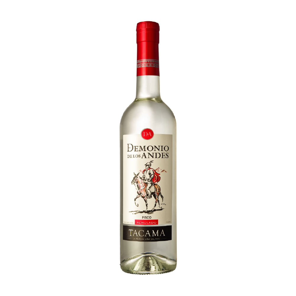 Pisco Tacama Demonio De Los Andes Puro Acholado 700ml