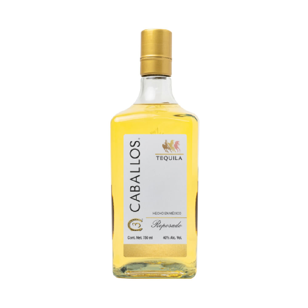 Tequila 3 Caballos Reposado 750ml