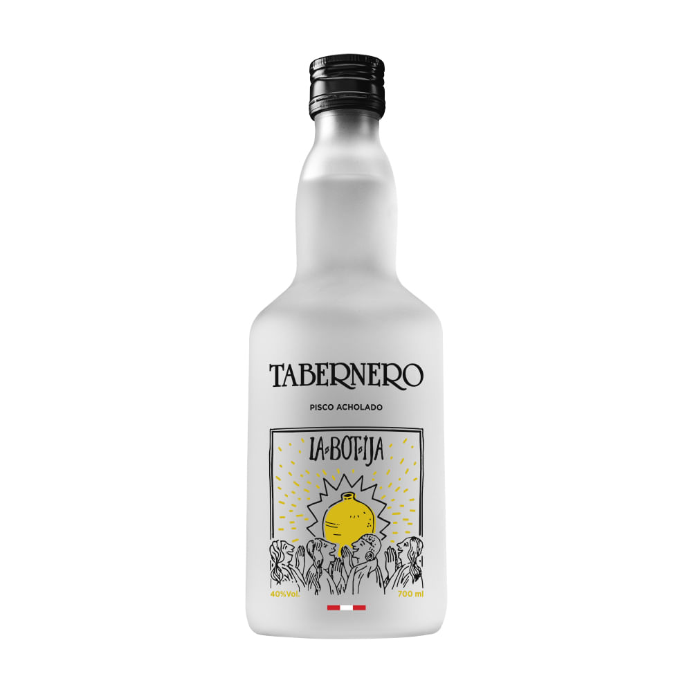Pisco Tabernero La Botija Acholado 700ml-S/Estuche