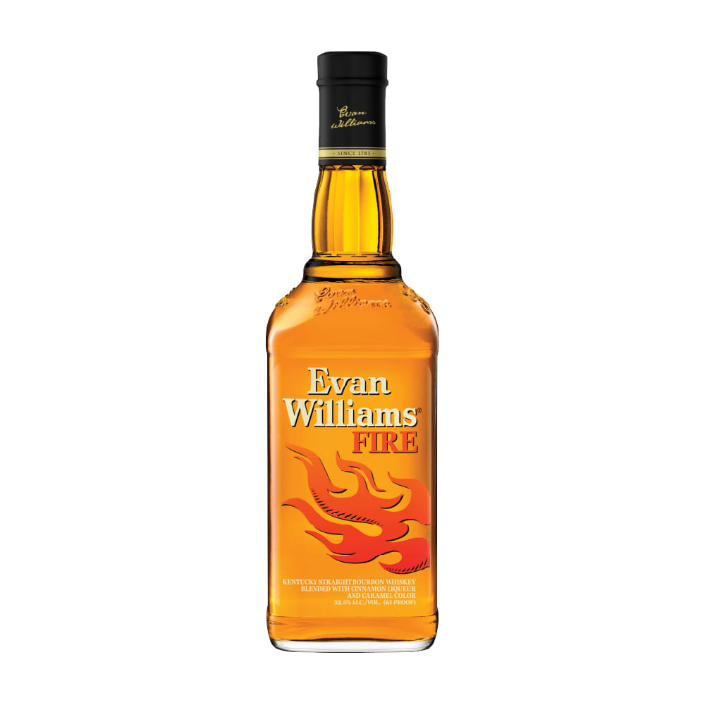Whiskey Evan Williams Fire 750ml