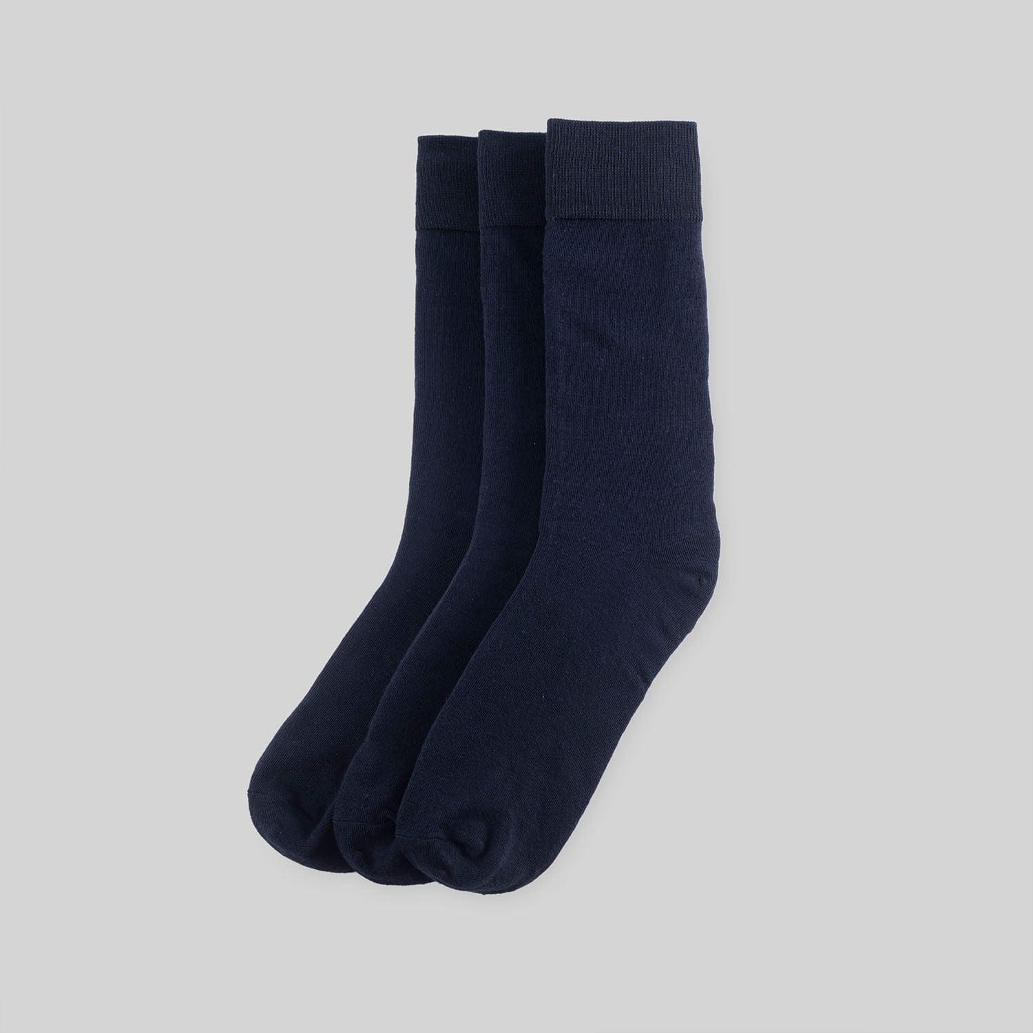 Medias Largas Pack X 3 Madison Unitario Azul Hombre