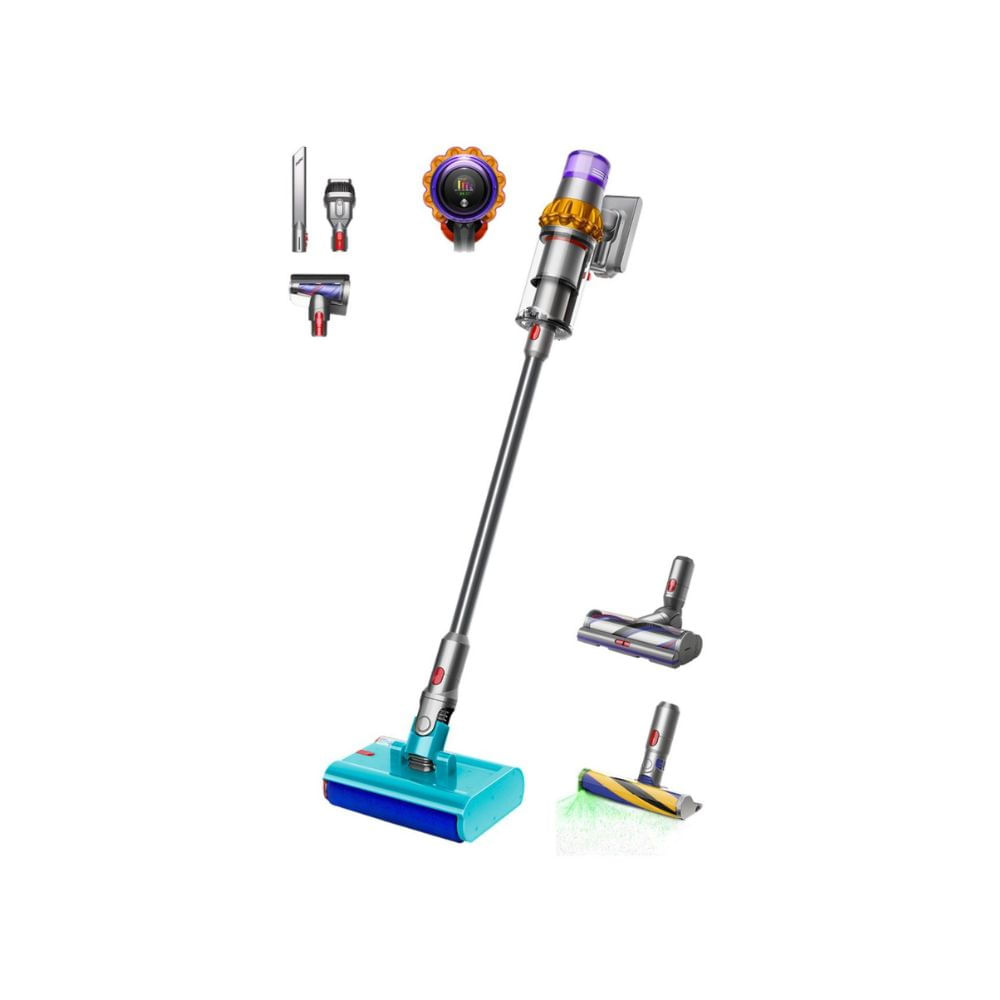 Aspiradora Inalámbrica Dyson V15s Detect Submarine Amarilla níquel