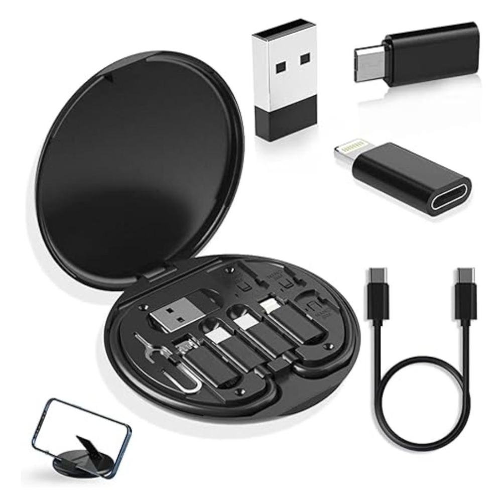 Cable para cargador multifunción Set 5 en 1 Negro