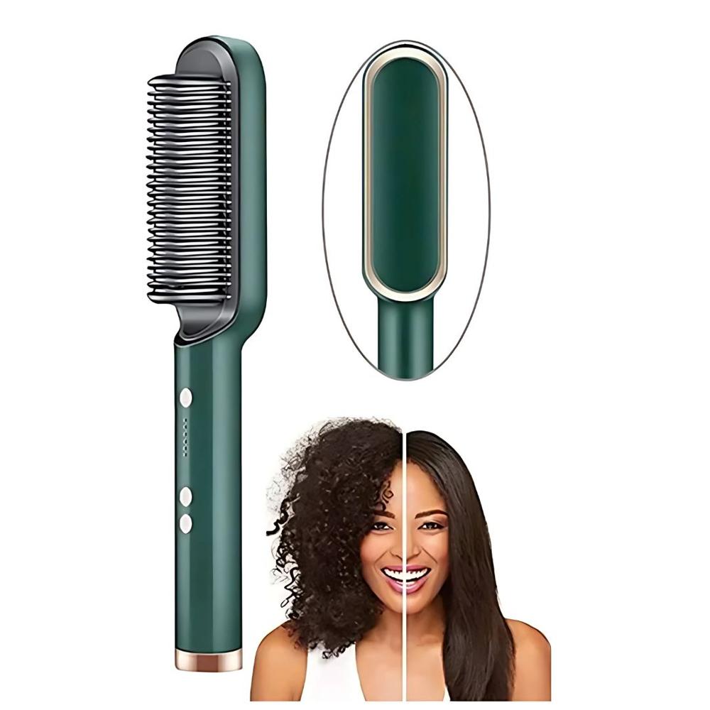 Cepillo Eléctrico Secador De Pelo Con Peine Incorporado Secador