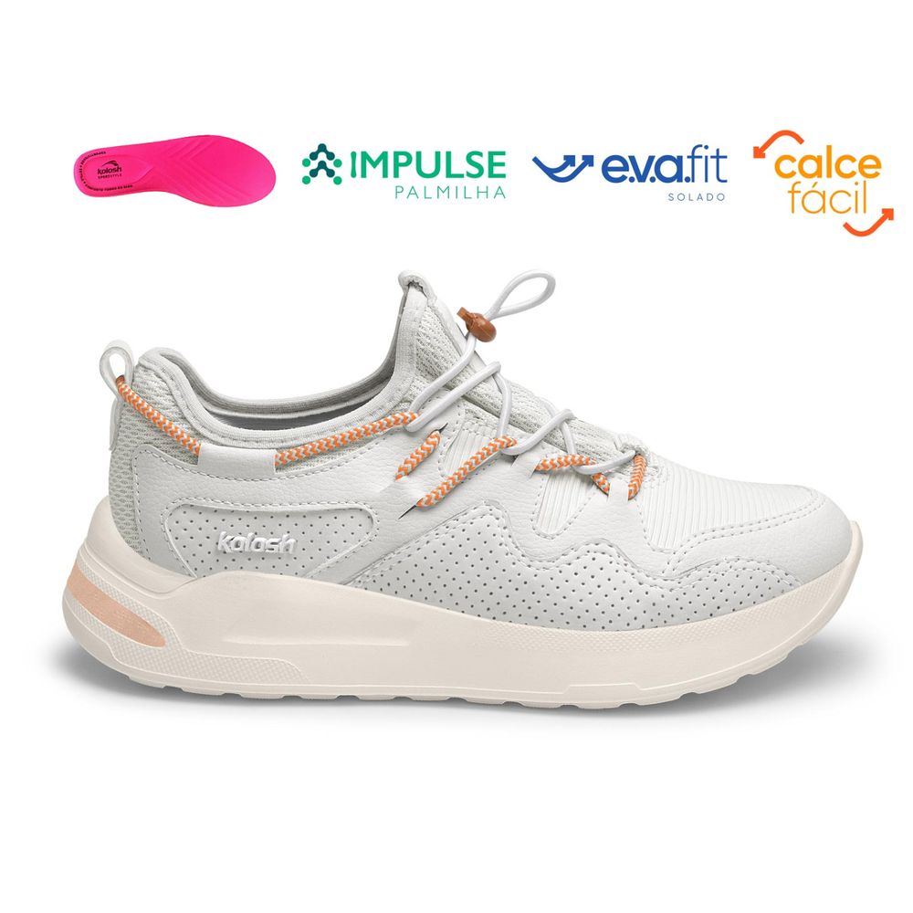 Zapatillas Urbanas Kolosh Mujer Blanco