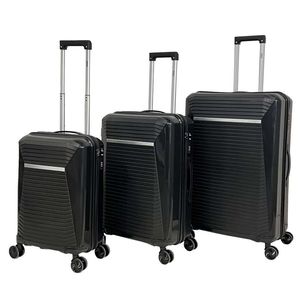 Maletas De Viaje Set de 3 Singapure Negro SIJN