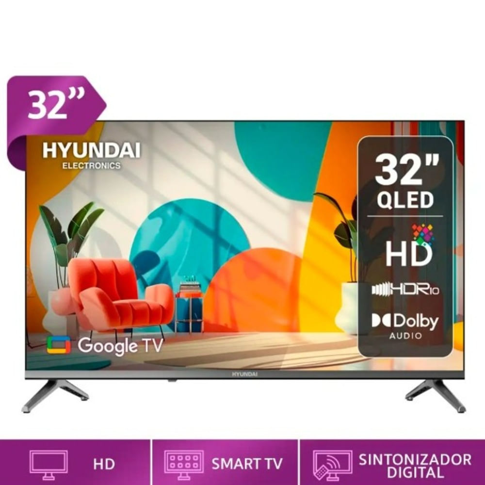 Televisor Hyundai 32"" QLED Smart Tv HYLED3259QG