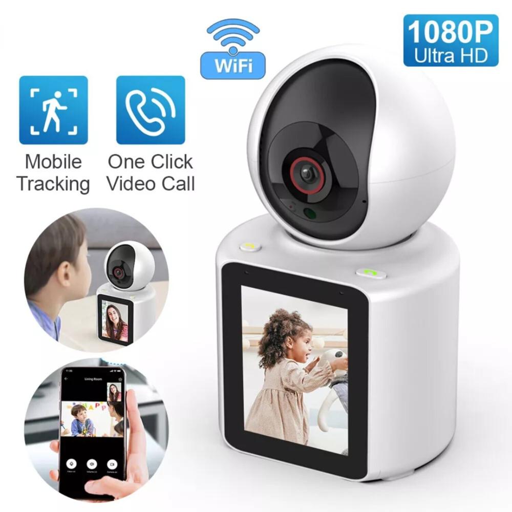 Monitor de Bebe Mascotas Adultos Mayores Con Pantalla Voz y Video Bidireccional
