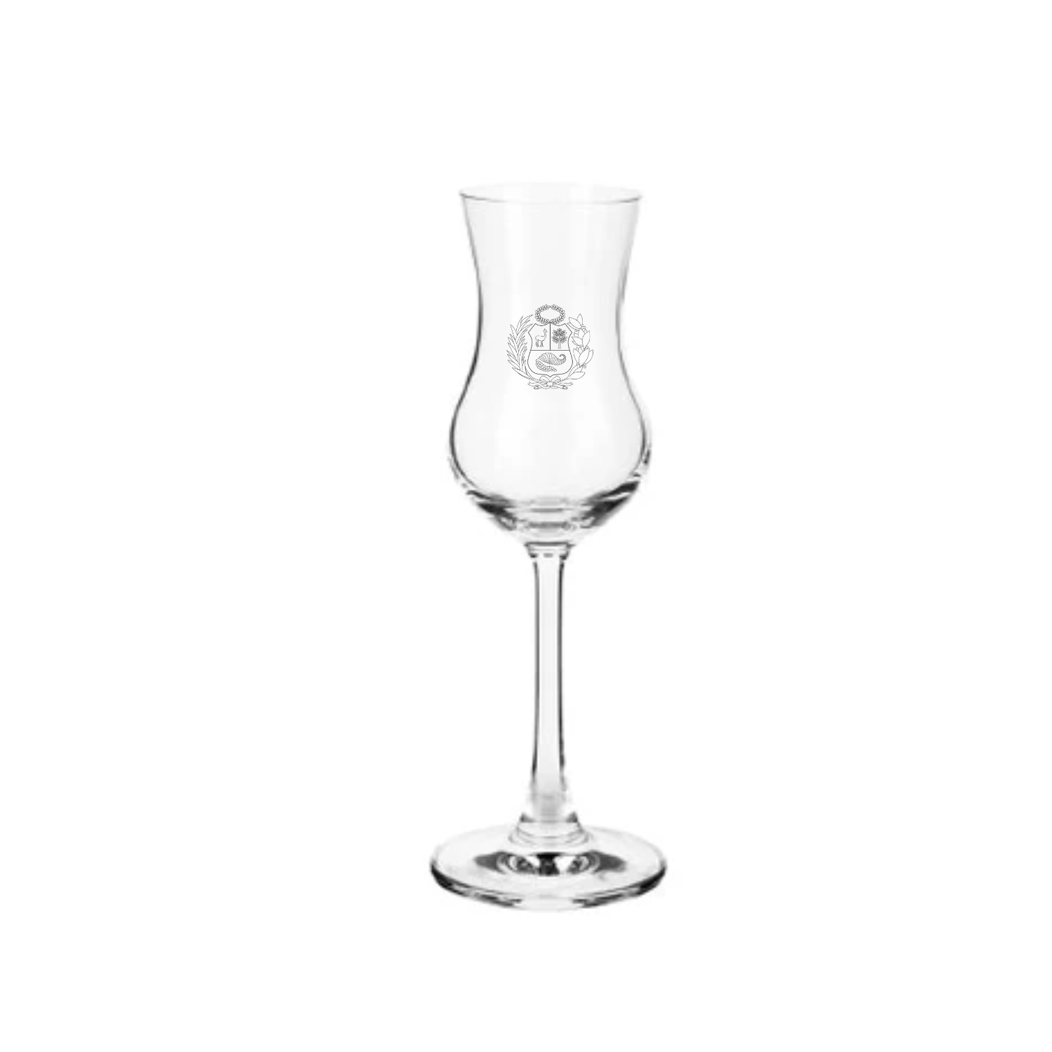 Set de copas Pisco con Logo Escudo 115 ml x6u