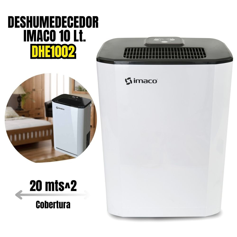 Deshumedecedor Electrónico Imaco de 10 Litros DHE1002